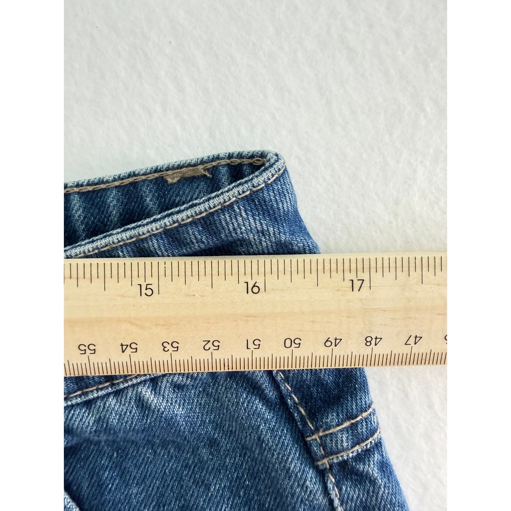 Cross Colours Atelier Blue Distressed Carpenter Jeans Mid Rise 90s Streetwear - Picture 7 of 12